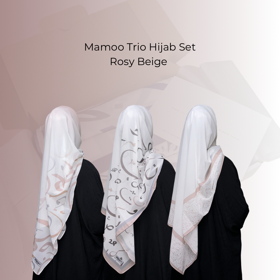 Mamoo Trio Hijab Set - Box with 3 Hijabs