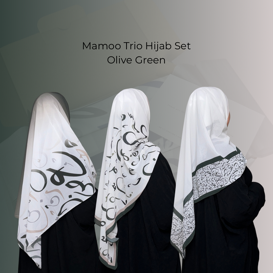 Mamoo Trio Hijab Set - Box with 3 Hijabs