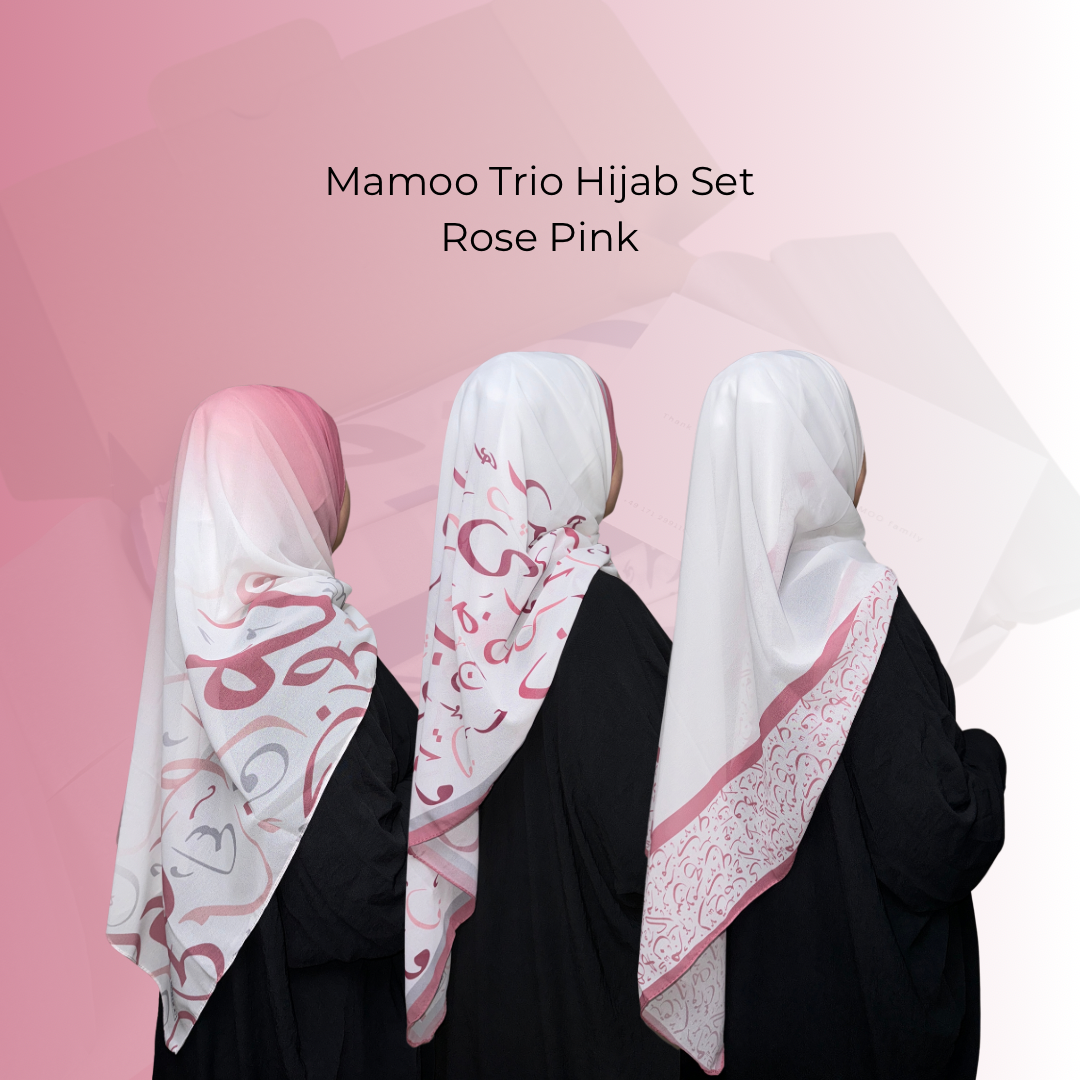 Mamoo Trio Hijab Set - Box with 3 Hijabs
